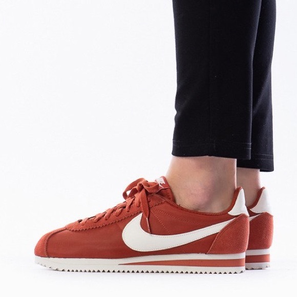 nike cortez firewood orange